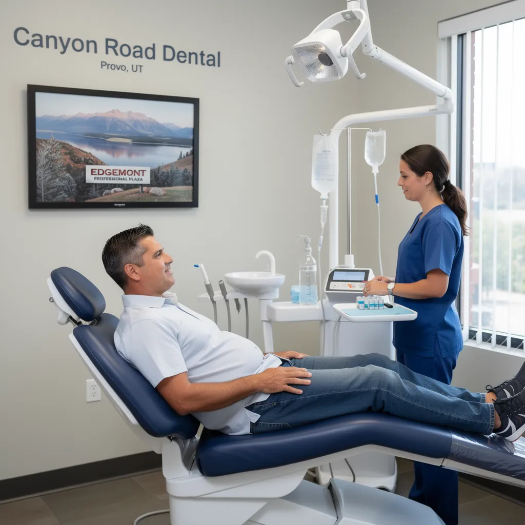 v5-51102-regen-4b35aa71.png A Provo dentist can evaluate a patient's anxiety and dental history before recommending sedation.; Dental